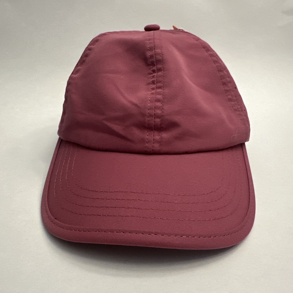 NWT Freely Women's ANNA Cap Red/Violet Athletic Hat Recycled Material Perforated